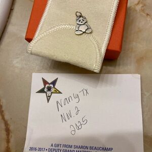 James Avery Silver Retired Panda Charm